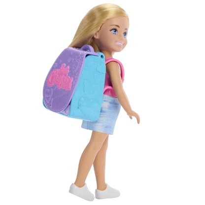 BARBIE PAPUSICA CHELSEA CU RUCSAC PENTRU COACEREA BRIOSELOR, BARBIE - FAMILY