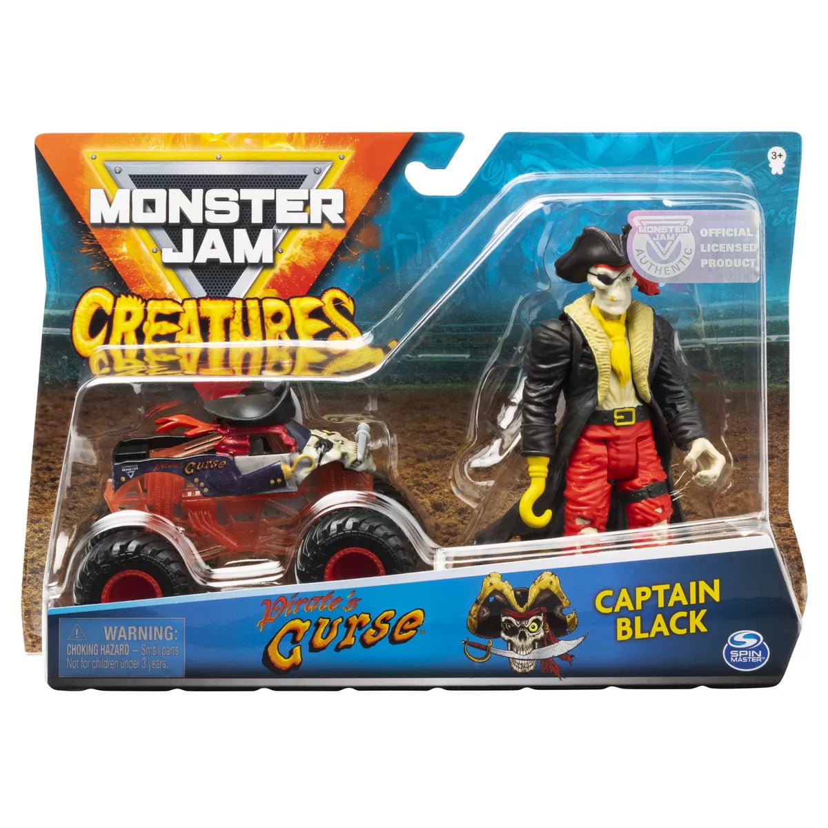 MONSTER JAM MACHETA BLESTEMUL PIRATILOR SI CAPITANUL NEGRU, MONSTER JAM