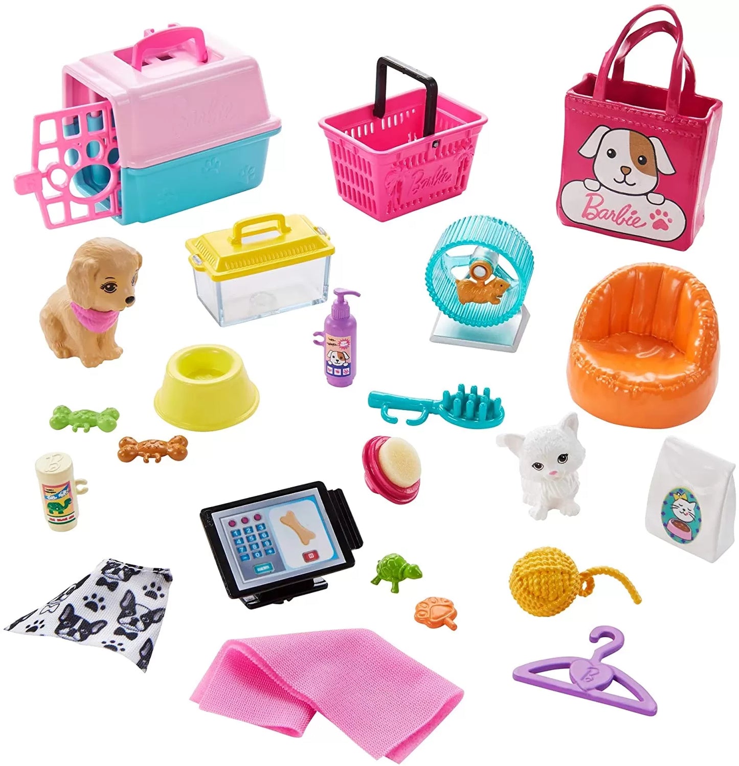 BARBIE SET DE JOACA MAGAZIN ACCESORII ANIMALUTE, BARBIE - ESTATE