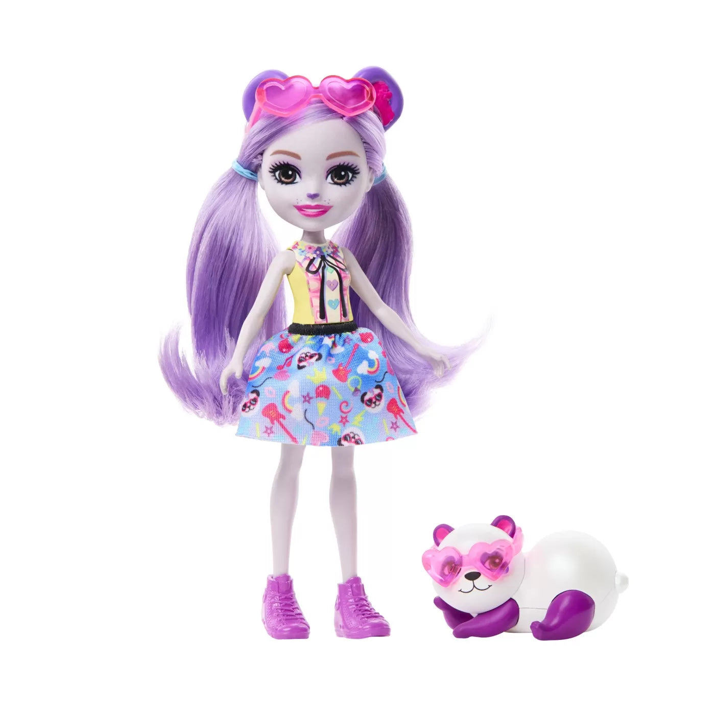 ENCHANTIMALS PAPUSI SI ANIMALUTE PEMMA PANDA SI CLAMBER, ENCHANTIMALS - PAPUSI