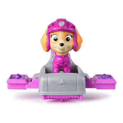 PATRULA CATELUSILOR ACTION PUPS SET VEHICUL DE SALVARE HOVERBOARD SI FIGURINA SKYE 5 CM, PATRULA CATELUSILOR