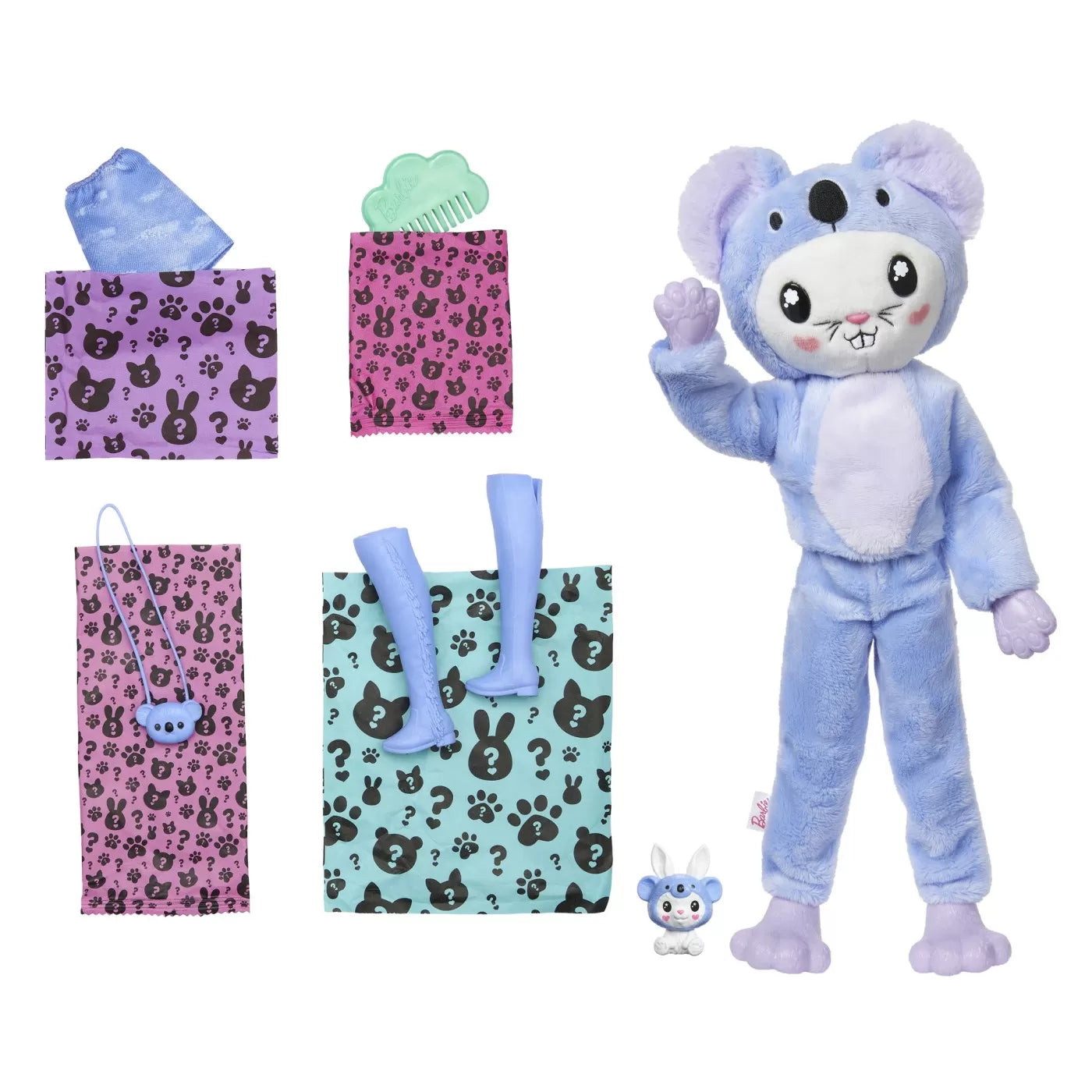 BARBIE PAPUSA BARBIE CUTIE REVEAL IEPURAS URS KOALA, BARBIE - DREAMTOPIA
