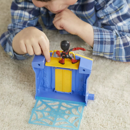 SPIDEY PRIETENII EXTRAORDINARI CITY BLOKS SET DE CONSTRUCTIE BANCA, SPIDER-MAN