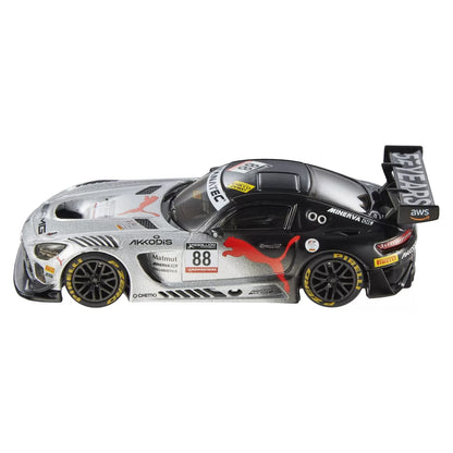 HOT WHEELS PREMIUM REAL RIDERS MASINUTA METALICA MERCEDES AMG GT3 SCARA 1:43, HOT WHEELS - VEHICULE