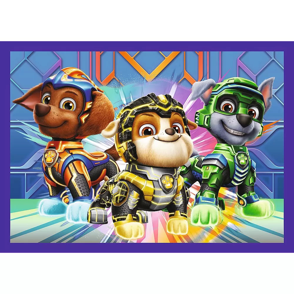 PUZZLE TREFL 4IN1 PATRULA CATELUSILOR MIGHTY MOVIE EROII, TREFL 4IN1