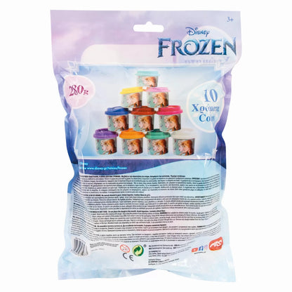 10 BORCANASE DE PLASTILINA FROZEN IN PUNGA DE PLASTIC, AS