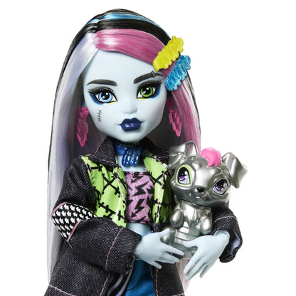 MONSTER HIGH PAPUSA FRANKIE STEIN SI ANIMALUT WATZIE, MONSTER HIGH