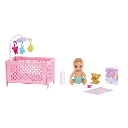PAPUSA BARBIE MAMICA SATENA CU BEBELUS, BARBIE - FAMILY