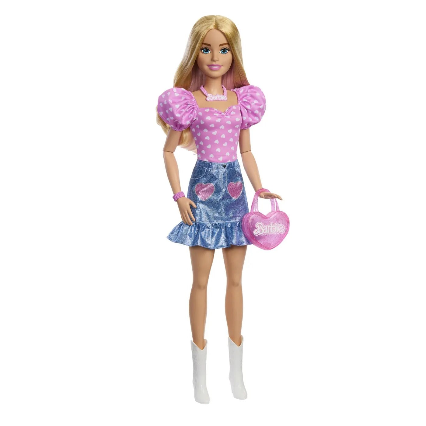 BARBIE PAPUSA BARBIE BLONDA 71CM, BARBIE - FASHIONISTAS