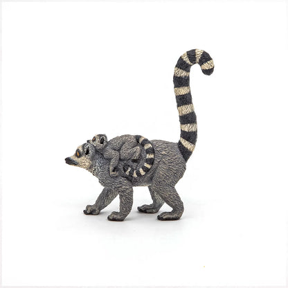 PAPO FIGURINA LEMUR CU PUI, ANIMALE SALBATICE