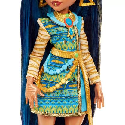 MONSTER HIGH PAPUSA CLEO DENILE CU ANIMALUT SI ACCESORII, MONSTER HIGH