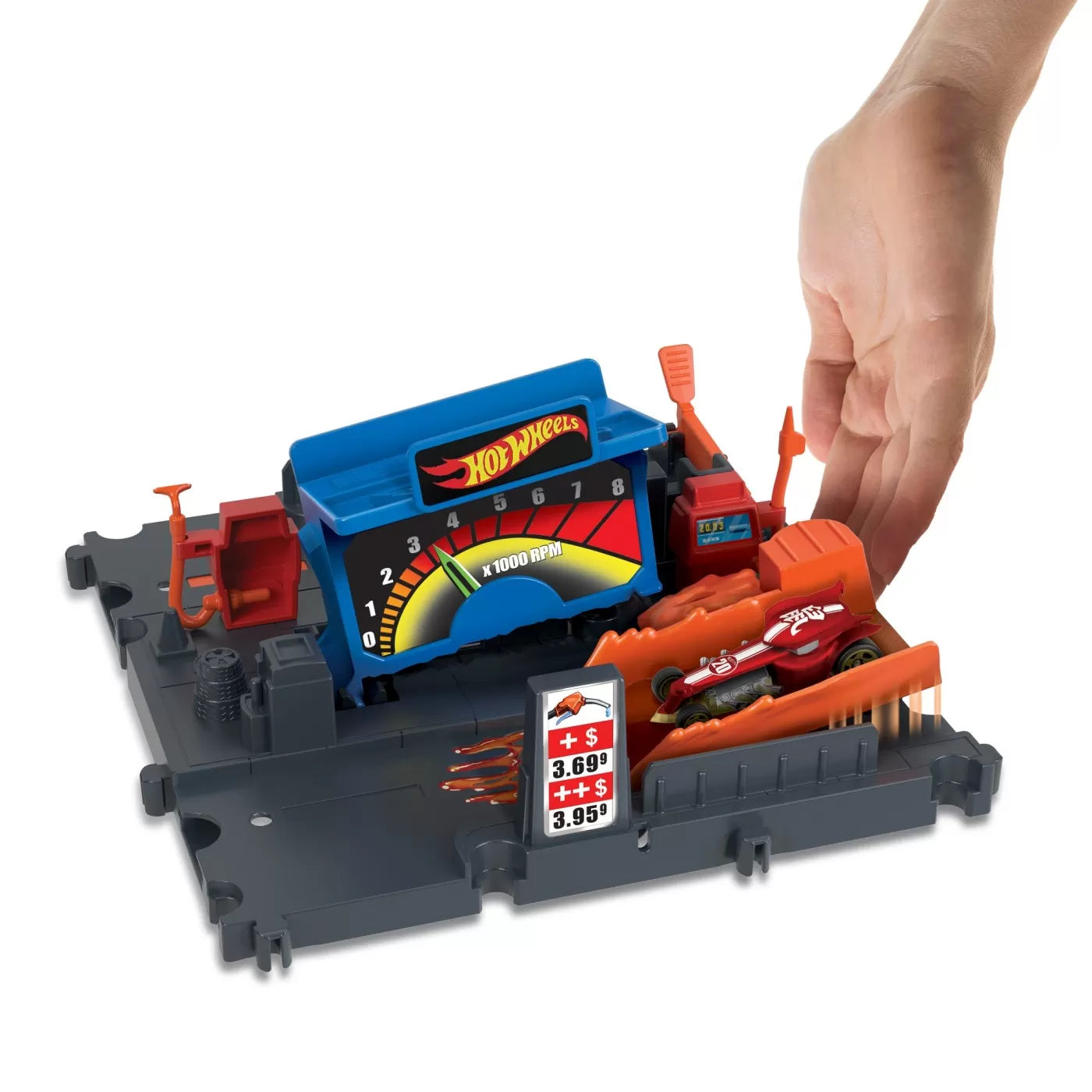 HOT WHEELS CITY EXPLORER PISTA FUEL STATION SHIFT, HOT WHEELS - CITY