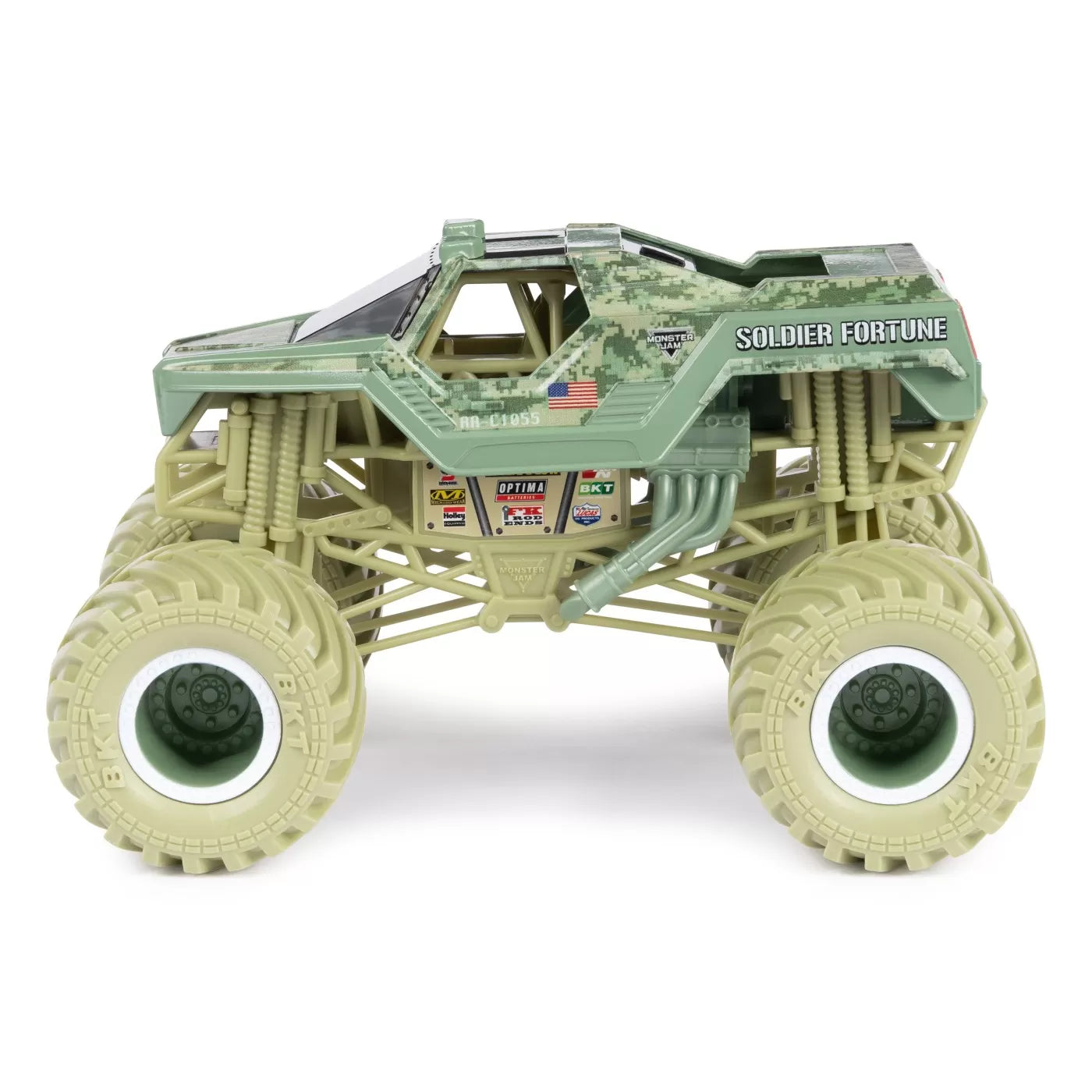 MONSTER JAM MASINUTA METALICA SOLDIER FORTUNE SCARA 1:24, MONSTER JAM