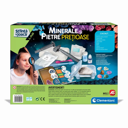 STIINTA SI JOACA MINERALE SI PIETRE PRETIOASE , CLEMENTONI