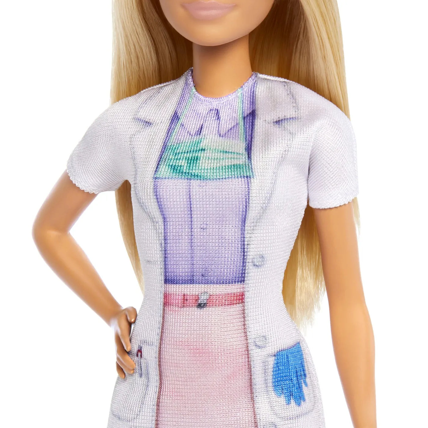 BARBIE SET DE JOACA PAPUSA BARBIE BLONDA FACE CARIERA STOMATOLOG, BARBIE - I CAN BE