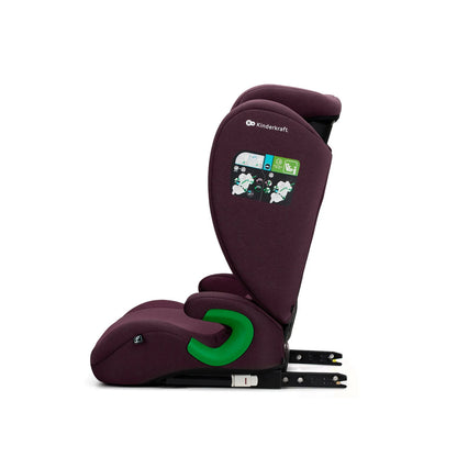SCAUN AUTO KINDERKRAFT JUNIOR FIX2, I-SIZE 100-150 CM, CHERRY RED, KINDERKRAFT