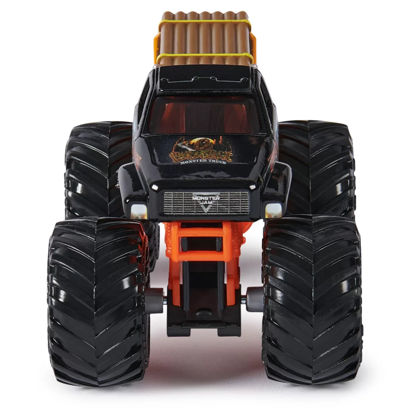 MONSTER JAM SET 2 MASINUTE METALICE LUMBERJACK SI AXE SCARA 1:64, MONSTER JAM