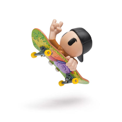 TECH DECH SK8 CREW PACHET 2 SETURI PLACA SI FIGURINA 9.6CM SAPCA NEAGRA SI CASCA ALBASTRA, TECH DECK