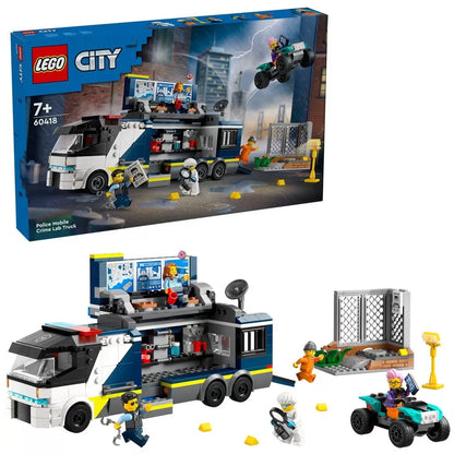LEGO CITY LABORATOR MOBIL DE CRIMINALISTICA 60418, LEGO CITY