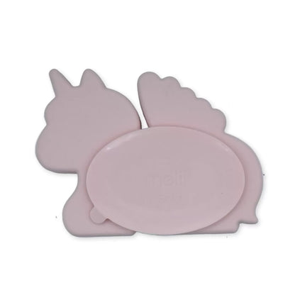 FARFURIE COMPARTIMENTATA DIN SILICON CU VENTUZA, MELII, UNICORN, MELII