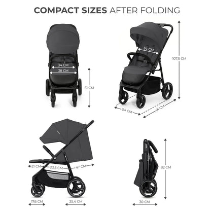 CARUCIOR SPORT KINDERKRAFT TRIG3 GRANITE GREY, KINDERKRAFT