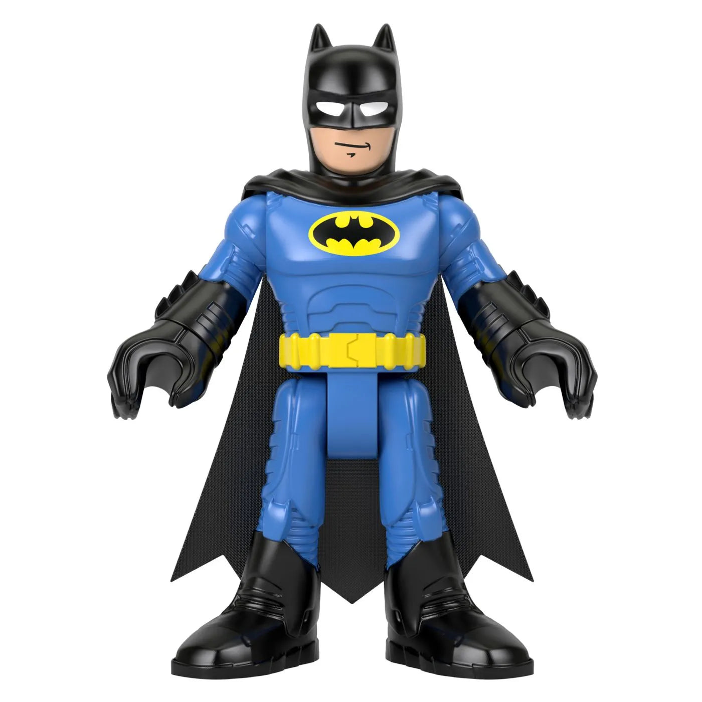 FISHER PRICE IMAGINEXT DC SUPER FRIENDS FIGURINA BATMAN XL CU COSTUM ALBASTRU, FISHER PRICE - DC SUPER FRIENDS