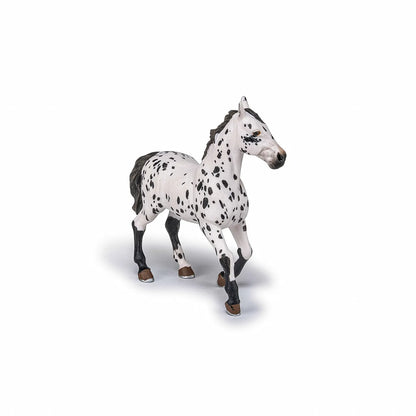 PAPO FIGURINA IAPA APPALOOSA NEAGRA, RASE DE CAI SI PONEI