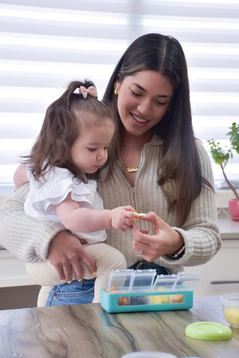 CUTIE SNACK 4 COMPARTIMENTE, MELII, BLUE, MELII