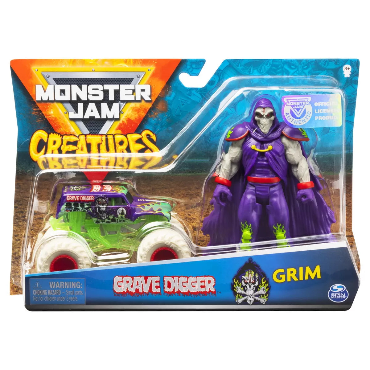 MONSTER JAM MACHETA GROPARUL SI GRIM, MONSTER JAM