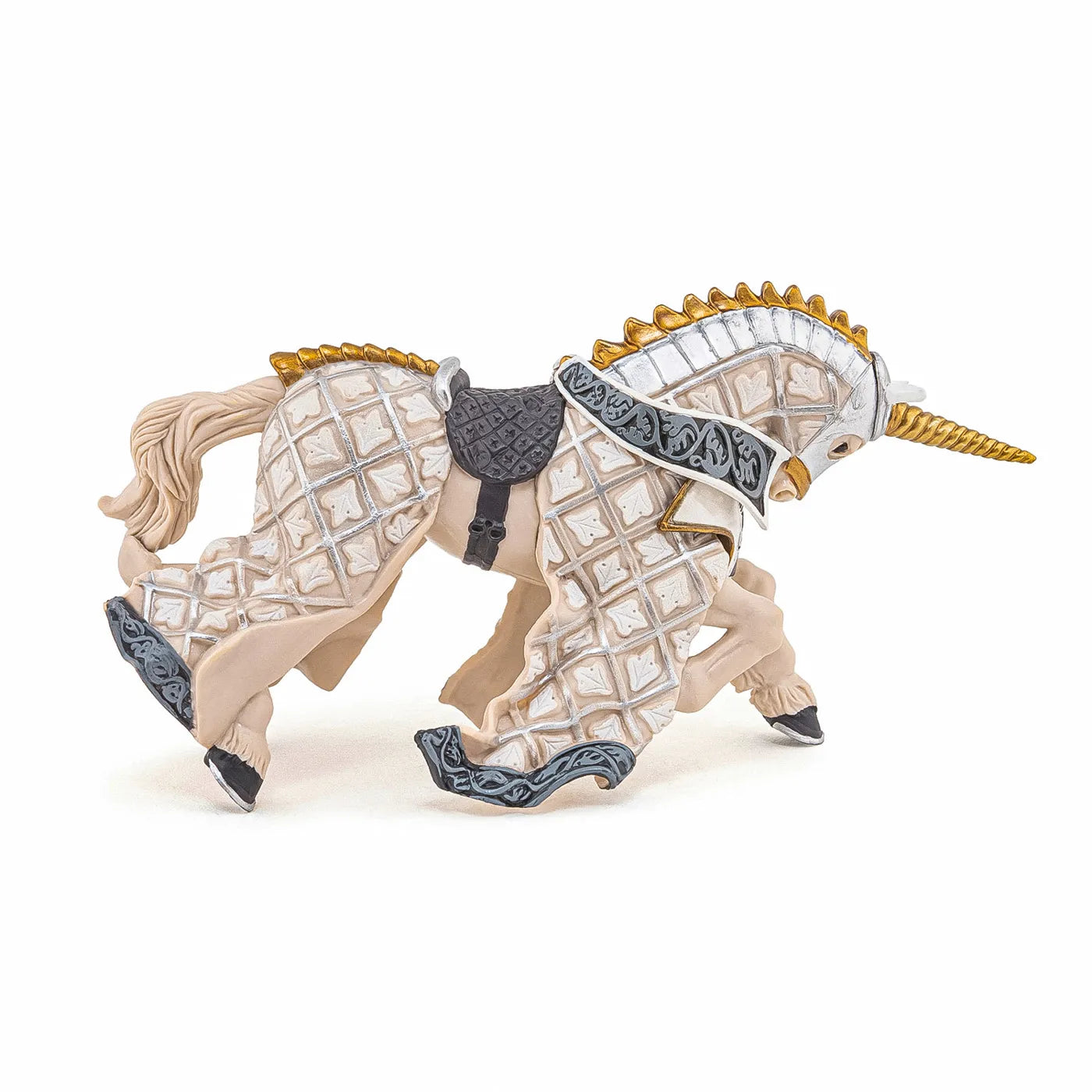 PAPO FIGURINA CALUL CAVALERULUI UNICORN, PERSONAJE MEDIEVALE FANTASTICE