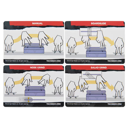 TECH DECK PACHET CU OBSTACOL FINGERBOARD JAMES, TECH DECK
