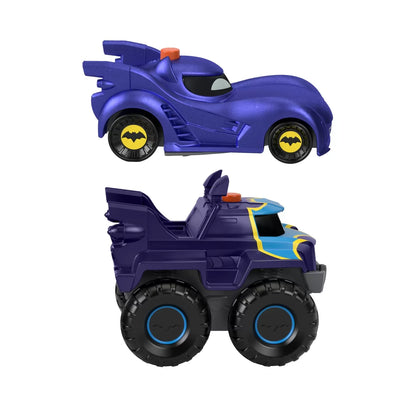 FISHER PRICE BATWHEELS SET 2 MASINUTE CU LUMINI SCARA 1:55, FISHER PRICE - BATWHEELS