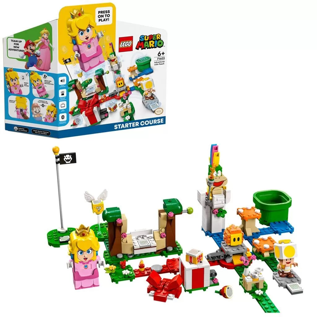 LEGO SUPER MARIO SET DE BAZA AVENTURILE LUI PEACH 71403, LEGO SUPER MARIO