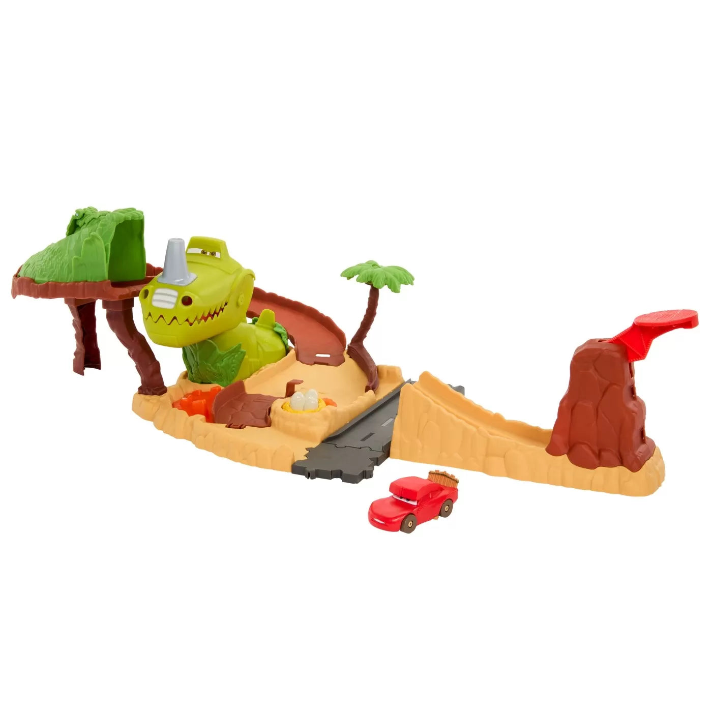 CARS SET DE JOACA DINO SI MASINUTA CAVE FULGER MCQUEEN, CARS - SET