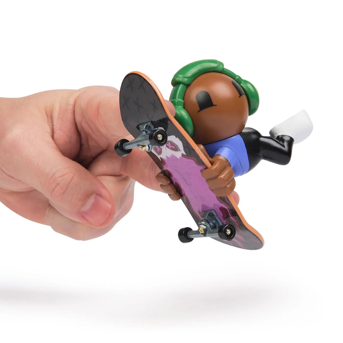 TECH DECH SK8 CREW PACHET PLACA SI FIGURINA 9.6CM CASTI VERZI, TECH DECK