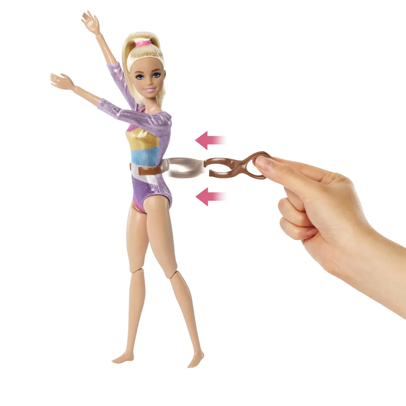 BARBIE PAPUSA BARBIE YOU CAN BE GIMNASTA BLONDA, BARBIE - I CAN BE