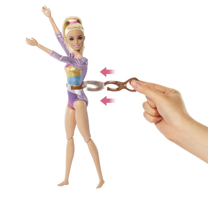 BARBIE PAPUSA BARBIE YOU CAN BE GIMNASTA BLONDA, BARBIE - I CAN BE