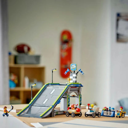 LEGO CITY FARA LIMITE: RAMPA PENTRU CURSE DE MASINI 60460, LEGO CITY
