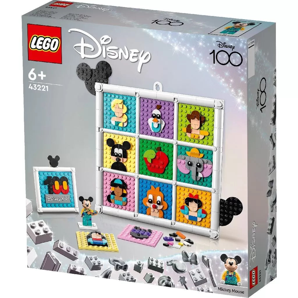 LEGO DISNEY CLASSIC 100 DE ANI DE FIGURI EMBLEMATICE DE ANIMATIE DISNEY 43221, LEGO DISNEY