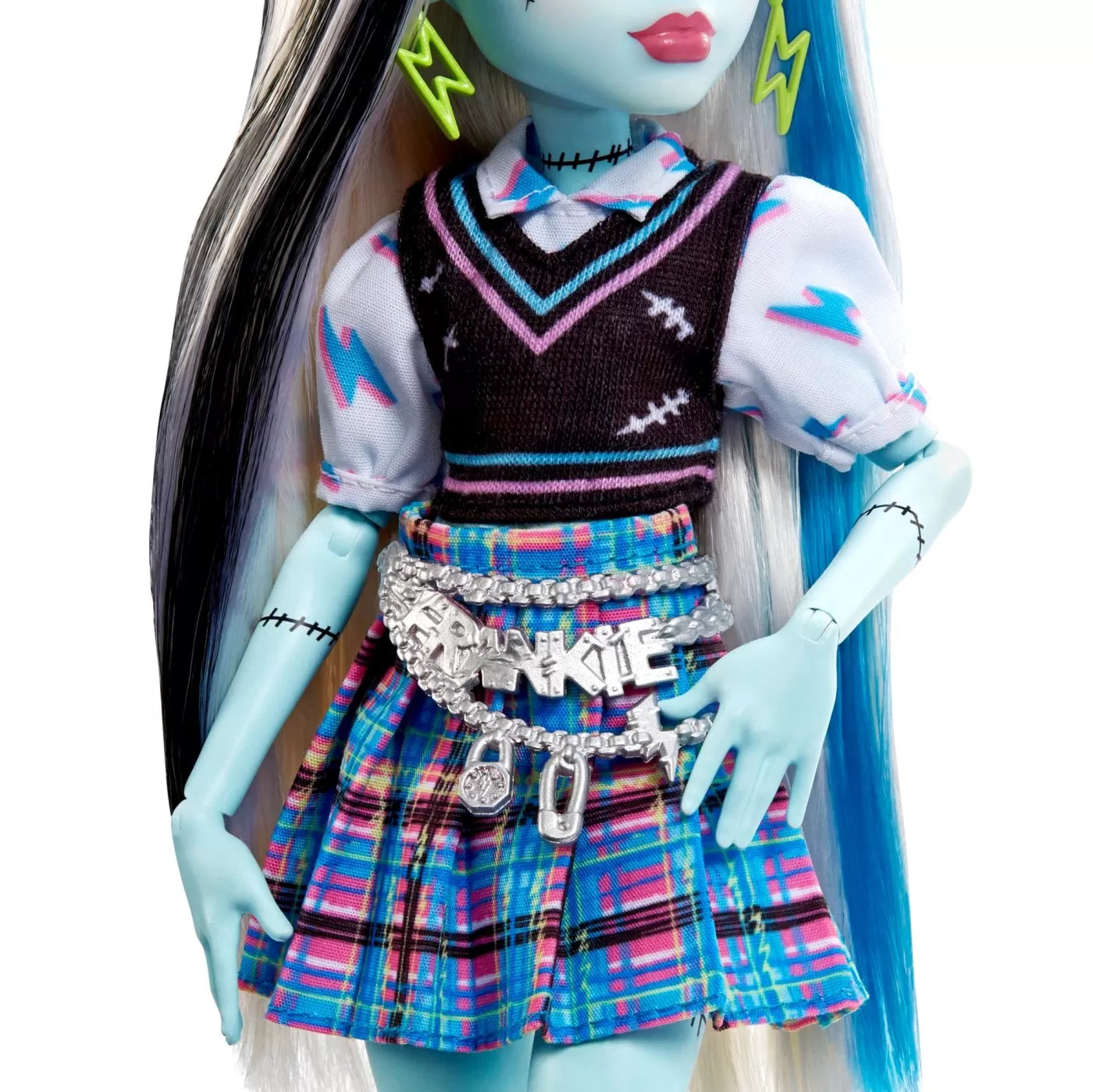 MONSTER HIGH PAPUSA FRANKIE STEIN CU ANIMALUT SI ACCESORII, MONSTER HIGH