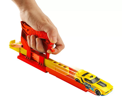 HOT WHEELS SET LANSATOR PORTABIL ROSU SI MASINUTA, HOT WHEELS - VEHICULE
