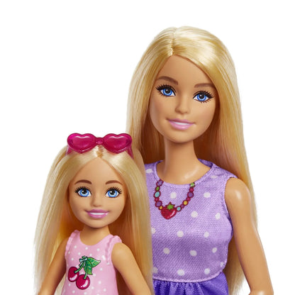 BARBIE FAMILY AND FRIENDS SET PAPUSA BARBIE SI PAPUSA CHELSEA, BARBIE - FASHIONISTAS