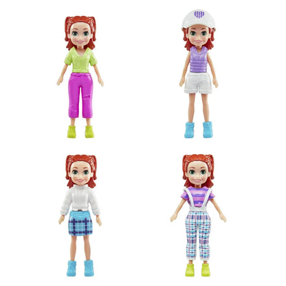POLLY POCKET SET 2 PAPUSI SI ACCESORII 27 PIESE, POLLY POCKET