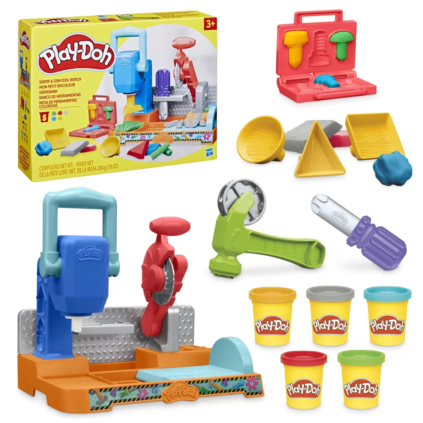 PLAY DOH BANC DE LUCRU CU SCULE, PLAY-DOH