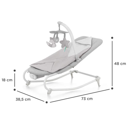 SEZLONG 3 IN 1, KINDERKRAFT FELIO 2, STONE GREY, KINDERKRAFT