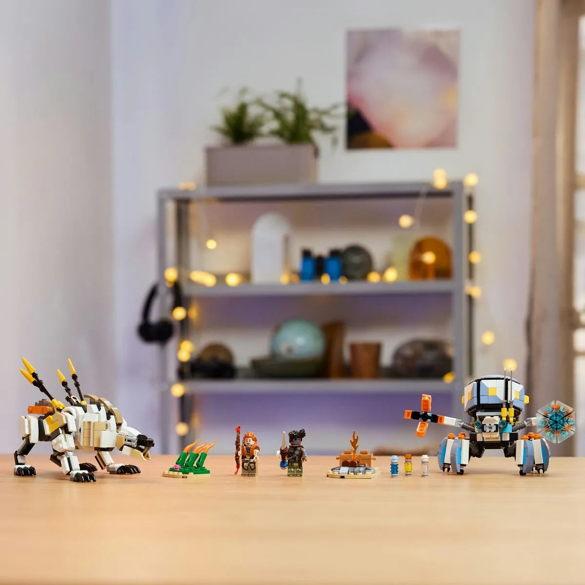 LEGO HORIZON ADVENTURES ALOY SI VARL VS SHELL WALKER SI SAWTOOTH 77037, LEGO HORIZON ADVENTURES