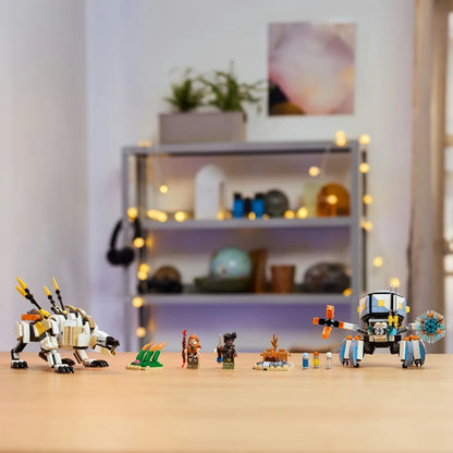 LEGO HORIZON ADVENTURES ALOY SI VARL VS SHELL WALKER SI SAWTOOTH 77037, LEGO HORIZON ADVENTURES