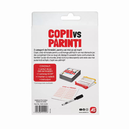 JOC DE CARTI COPII VS PARINTI, AS
