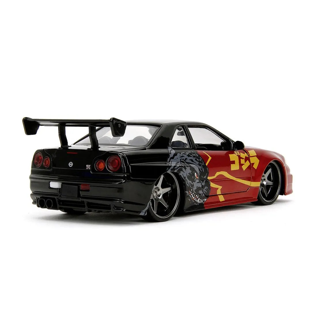JADA GODZILLA MASINUTA METALICA NISSAN SKYLINE GTR SCARA 1 LA 24, JADATOYS
