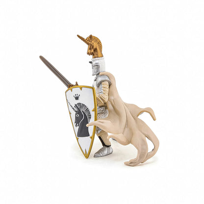 PAPO FIGURINA CAVALERUL UNICORN, PERSONAJE MEDIEVALE FANTASTICE